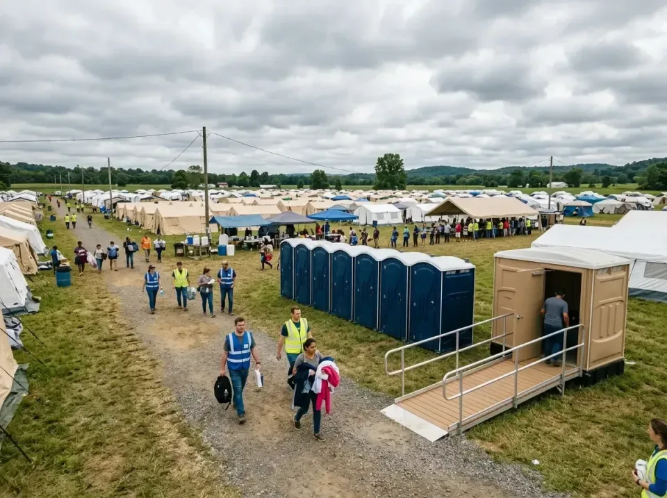 disaster-relief-camp-restrooms-010 — frequently asked questions, Dumpster & Portable Bathrooms Rental in Steep Falls, ME